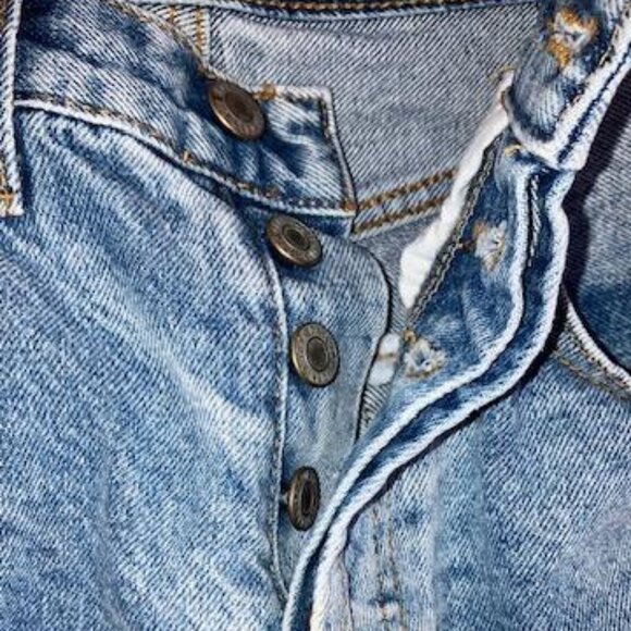 Brandy Melville J. Galt Shanghau Button Fly 90's Mom Jeans Sz Small EUC - Picture 10 of 12